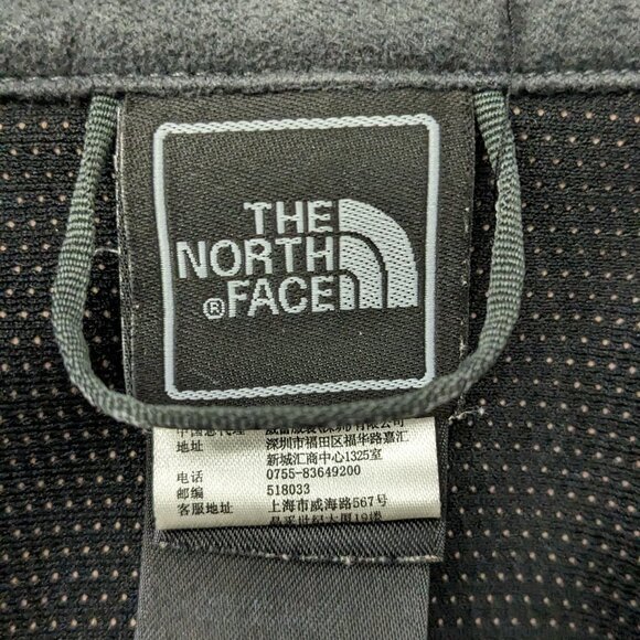 The North Face Jacket Men’s Windwall Sueded Fleece Full Zip Size L Gray - Picture 12 of 16